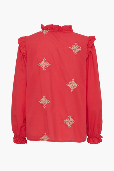 Chemise &agrave; manches longues - rose