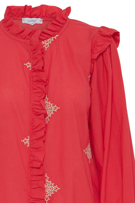 Hemd met lange mouwen - roze