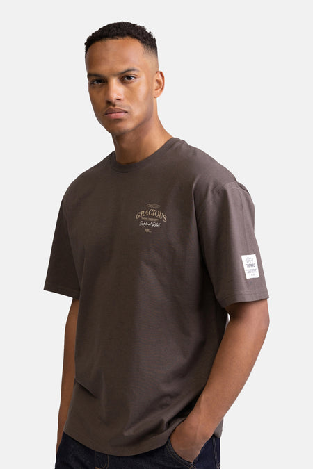 T-shirt à manches courtes - brun