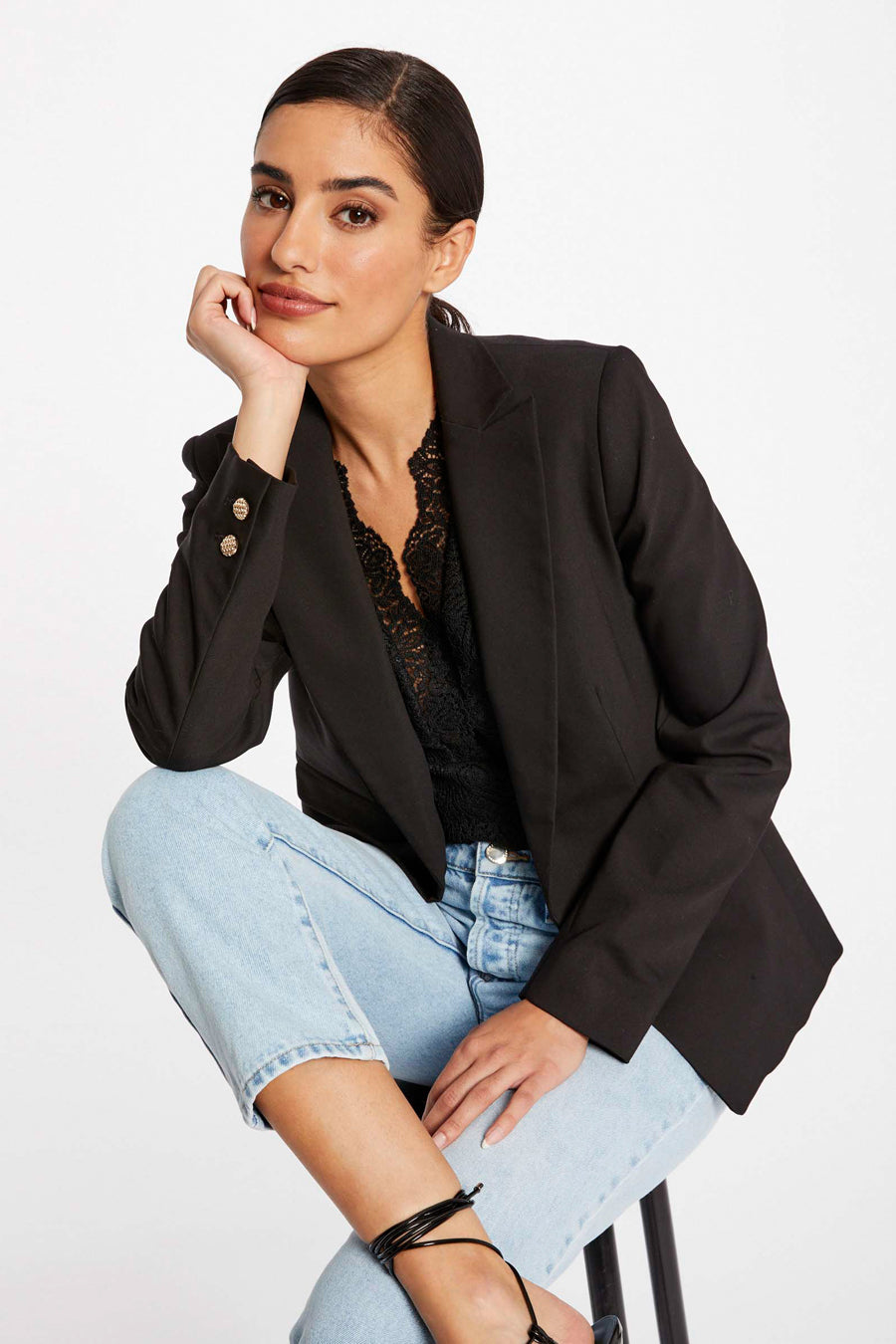 Blazer - zwart - Morgan De Toi