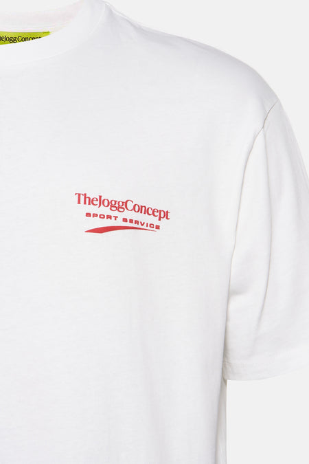 T-shirt (manches courtes) Blanc - THEJOGGCONCEPT