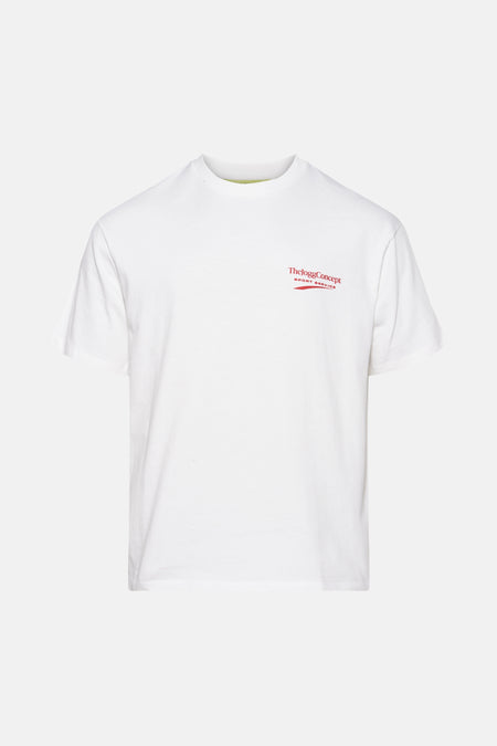 T-shirt (manches courtes) Blanc - THEJOGGCONCEPT