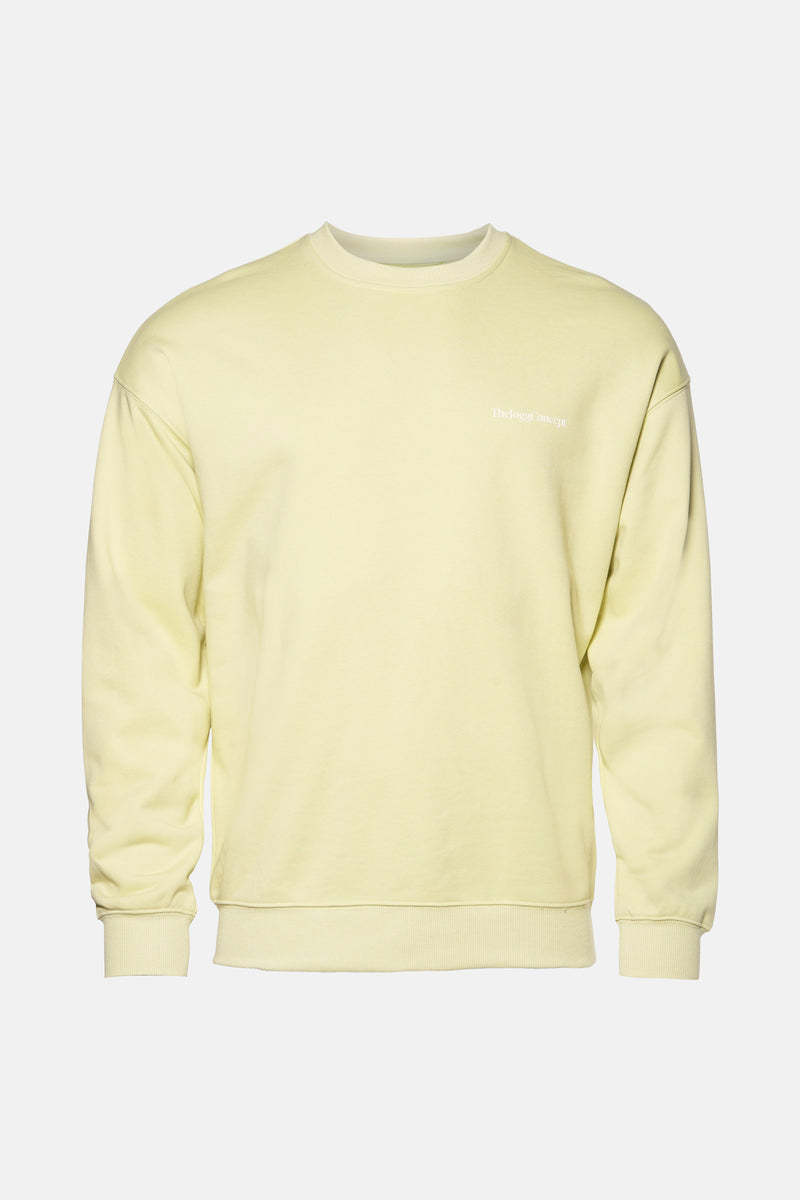 Sweat col O Jaune - THEJOGGCONCEPT