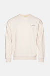 Sweater met ronde hals Ecru - THEJOGGCONCEPT