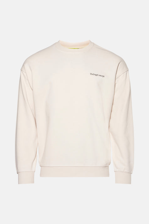 Sweat col O Écru - THEJOGGCONCEPT