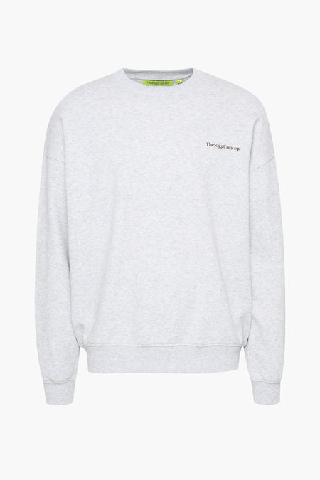 Sweat col O Gris - THEJOGGCONCEPT