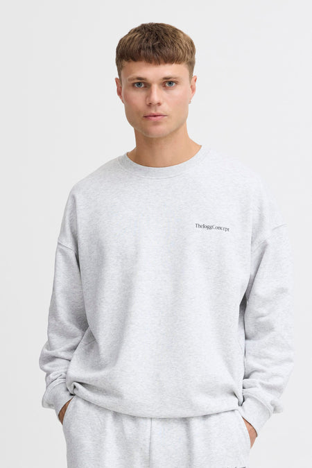 Sweat col O Gris - THEJOGGCONCEPT