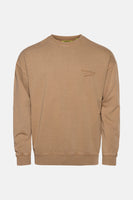Sweater met ronde hals Beige - THEJOGGCONCEPT
