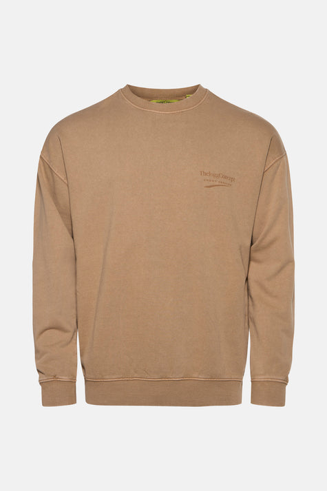 Sweat col O Beige - THEJOGGCONCEPT