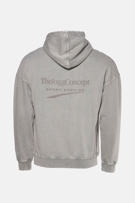 Sweat à capuche Gris - THEJOGGCONCEPT