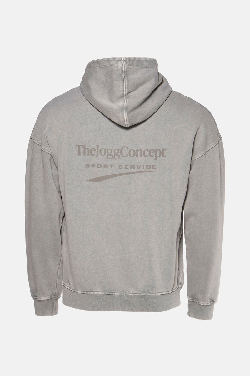 Sweat à capuche Gris - THEJOGGCONCEPT