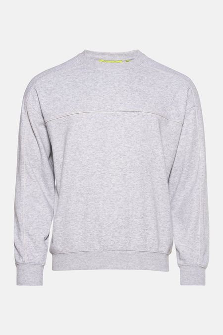Sweater met ronde hals Grijs - THEJOGGCONCEPT