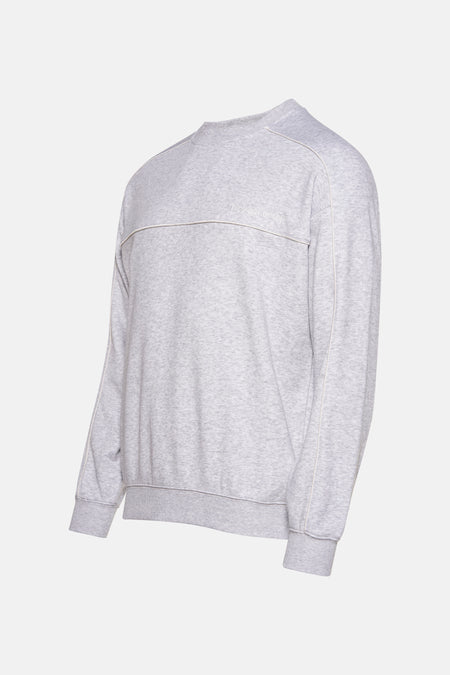 Sweater met ronde hals Grijs - THEJOGGCONCEPT