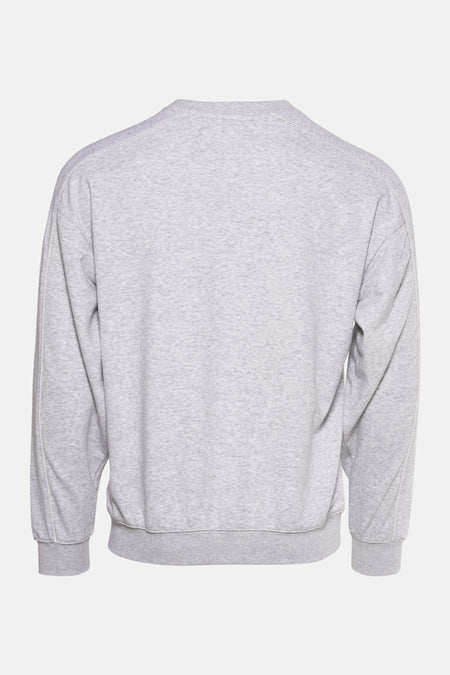 Sweater met ronde hals Grijs - THEJOGGCONCEPT