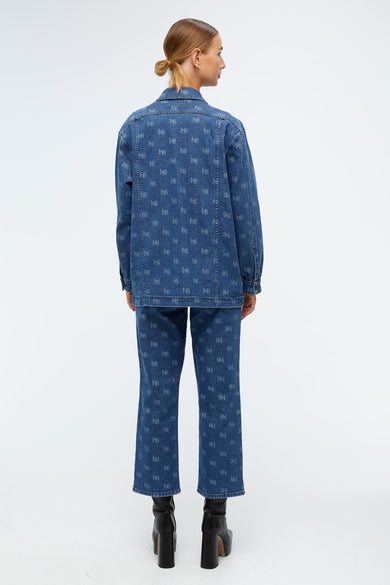 Jeanshemd - mid blue denim