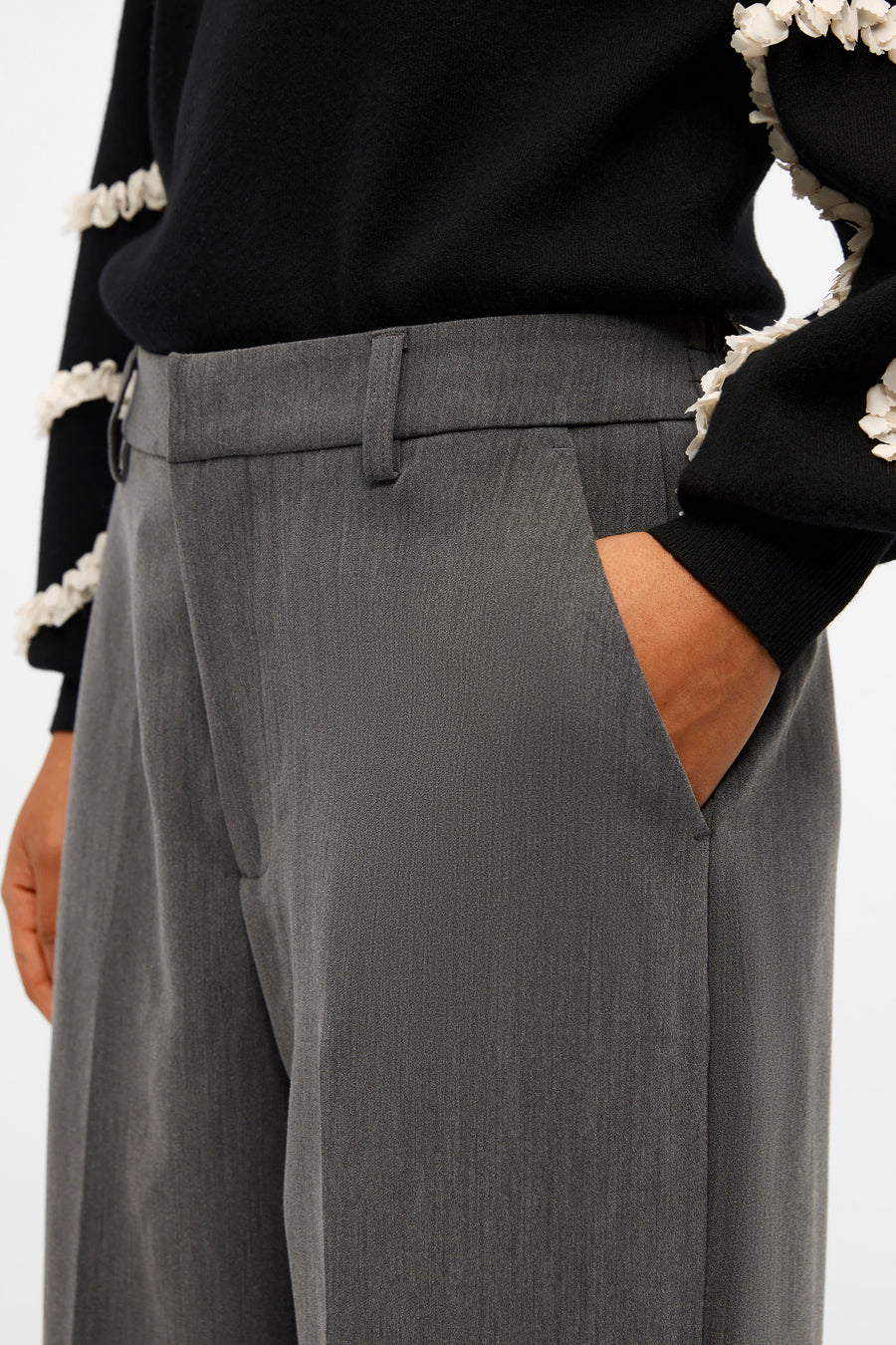 Kostuumbroek - grijs - OBJECT