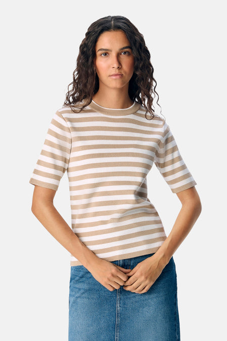 T-shirt met korte mouwen - ecru