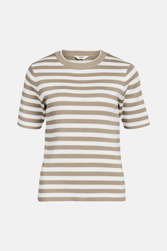 T-shirt met korte mouwen - ecru - OBJECT - 5