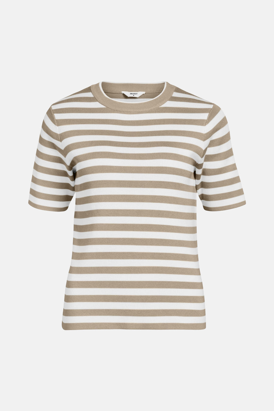 T-shirt met korte mouwen - ecru - OBJECT - 5