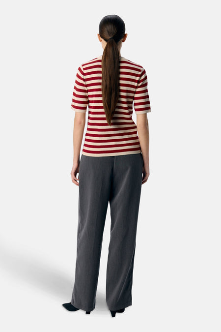 OBJESTER S/S NEW KNIT PULLOVER NOOS
