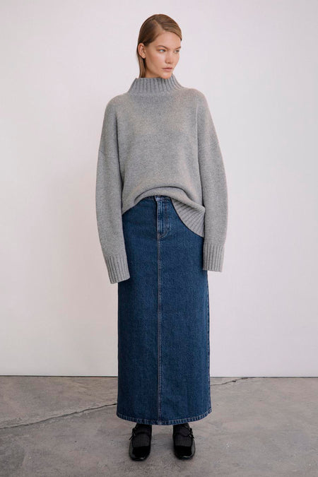 OBJAGNES LO LS H.NECK KNIT PULLOVER NOOS