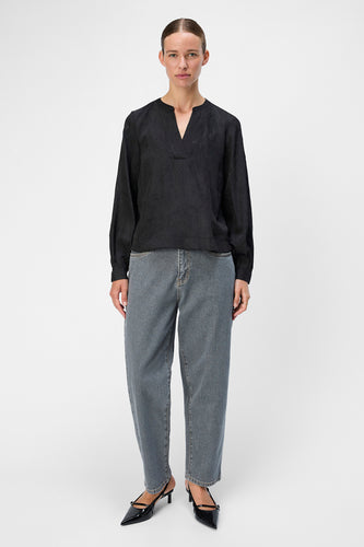 Blouse met lange mouwen - zwart