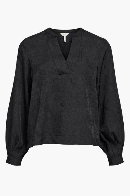 OBJJOHNSON RE L/S V-NECK TOP NOOS