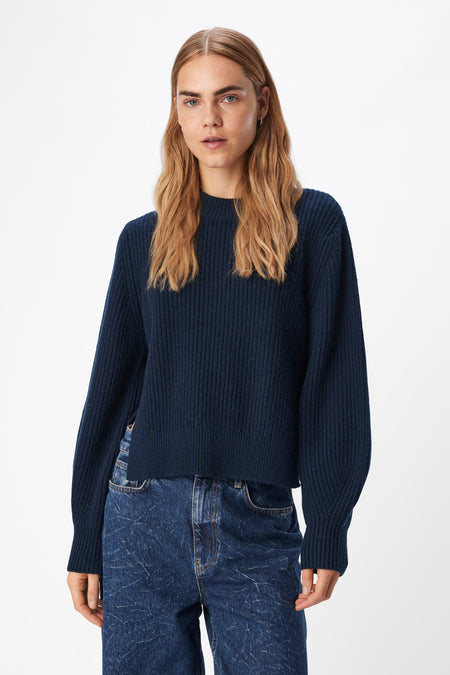 OBJTOPAS OZ L/S KNIT PULLOVER CC1 AW