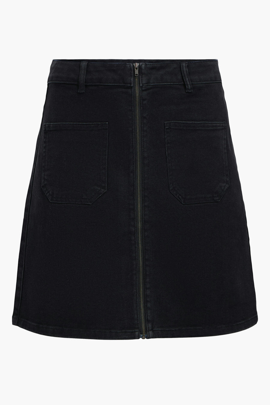 Korte rok - black denim