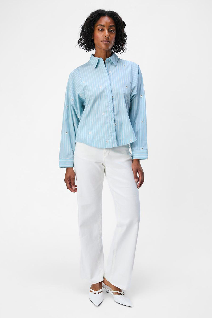 Hemd met lange mouwen - blauw