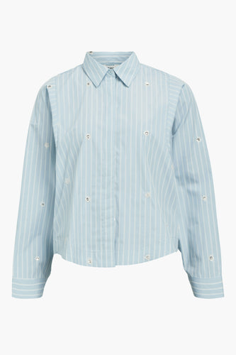 Hemd met lange mouwen - blauw - OBJECT - 6