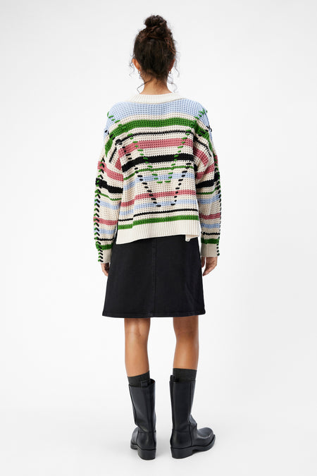 OBJTUJA KNIT L/S OZ PULLOVER 134