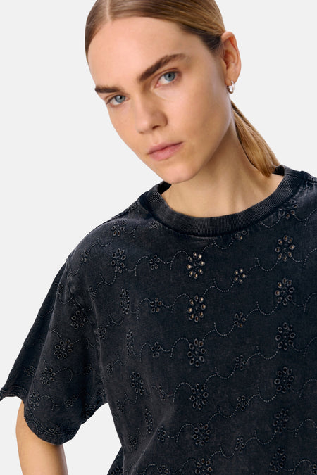 T-shirt met korte mouwen - grijs