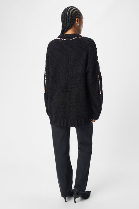 OBJRANKA KNIT OZ L/S PULLOVER 135