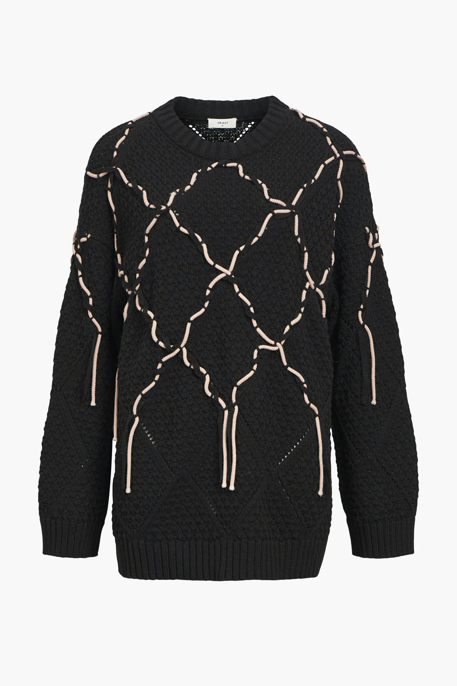 Pull à col rond - noir - OBJECT