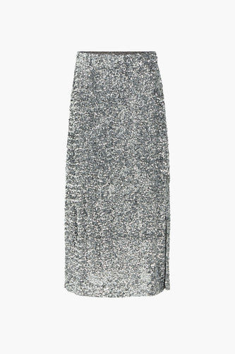 Jupe longue - argenté - OBJECT