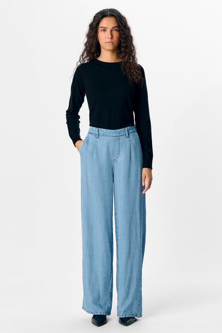 OBJFRAME LISA WIDE MW PANTS NOOS