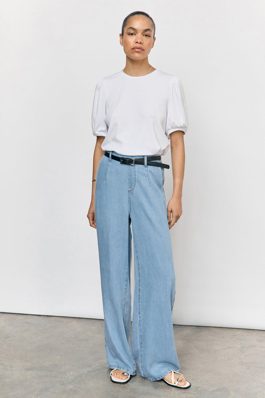 Broek - light blue denim