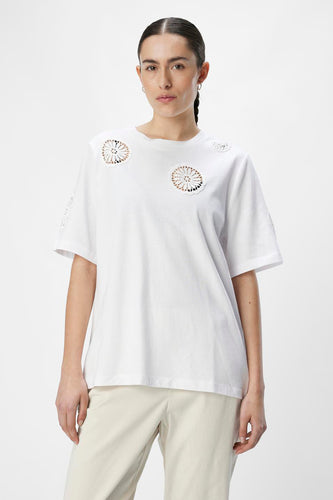 T-shirt met korte mouwen - wit