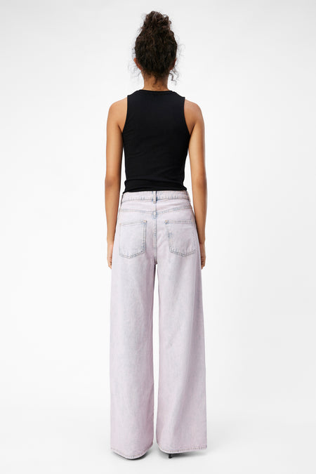 Jeans wide Light blue denim - OBJECT