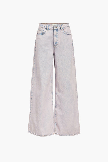 Jeans wide Light blue denim - OBJECT