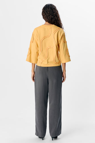 Sweater - geel - OBJECT