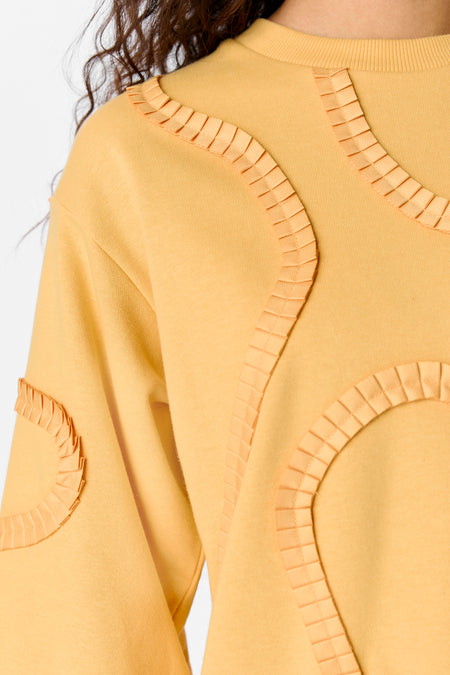 OBJLIV RE 3/4 SWEATSHIRT CC2 SS