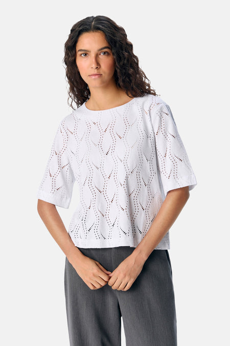 OBJAVA 2/4 LO O-NECK TOP NOOS