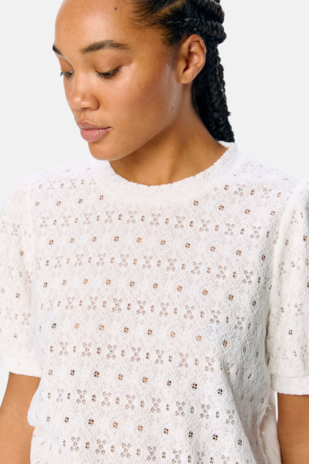 T-shirt met korte mouwen - wit