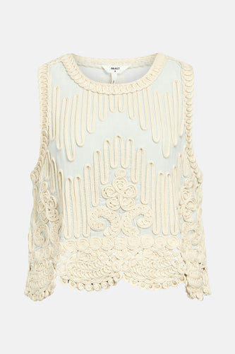 OBJPRIMA RE S/L KNIT TOP CC2 SS