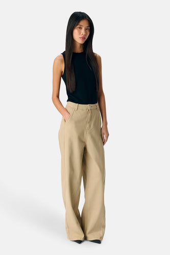 Colored jeans - ecru