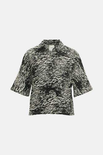 OBJART 2/4 RE DENIM TOP CC2 SS - OBJECT