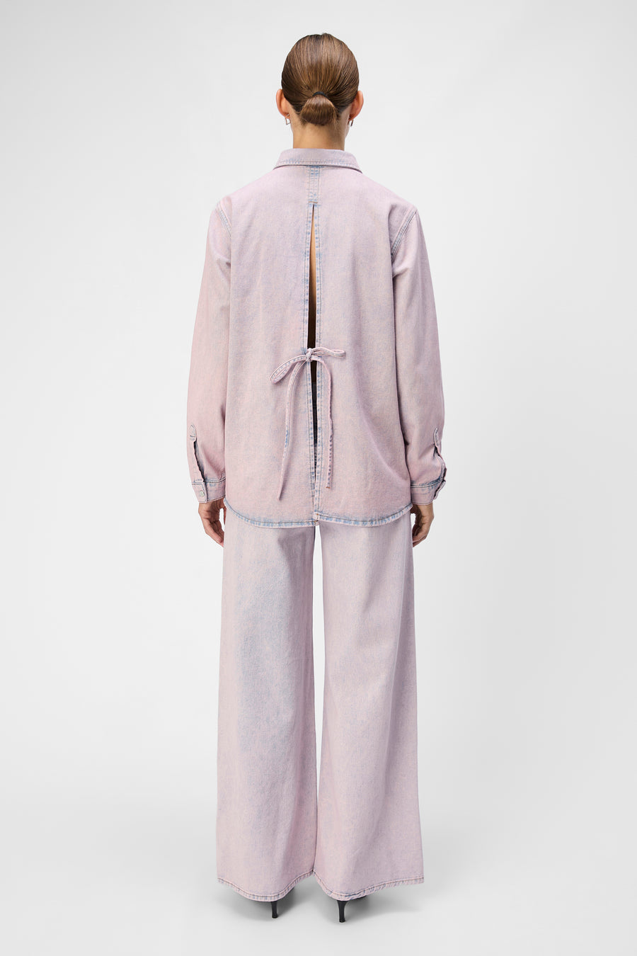 Jeanshemd - roze - OBJECT