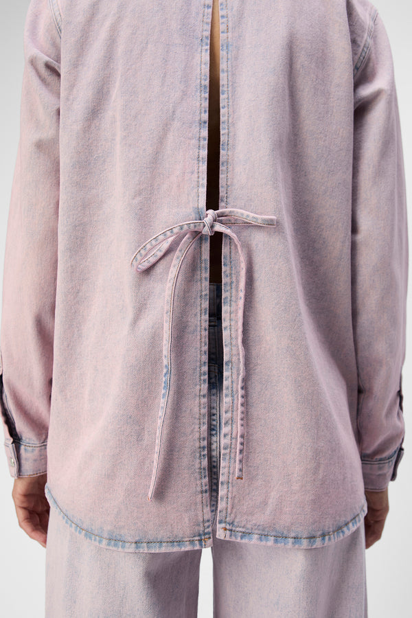Chemise en jean Rose - OBJECT